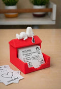 Snoopy Kulübe Tasarımlı Masaüstü Notluk Standı